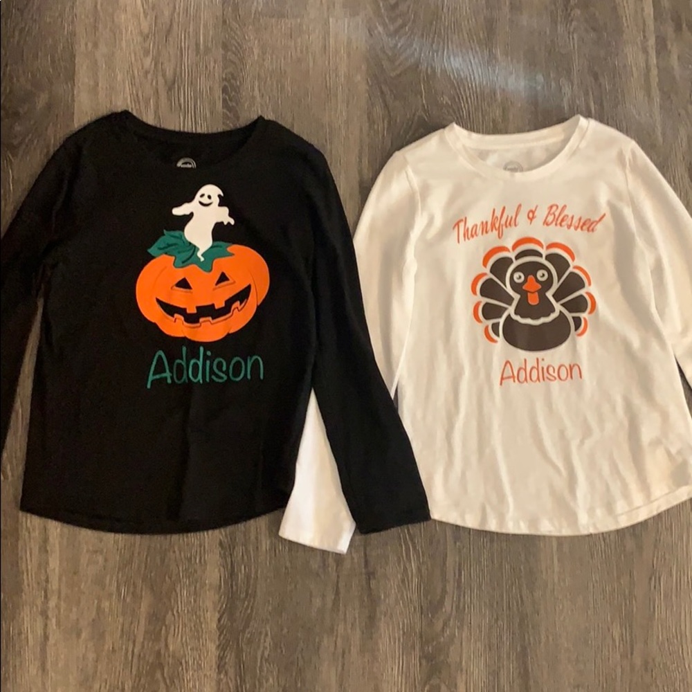Two Fall Personalized Tops